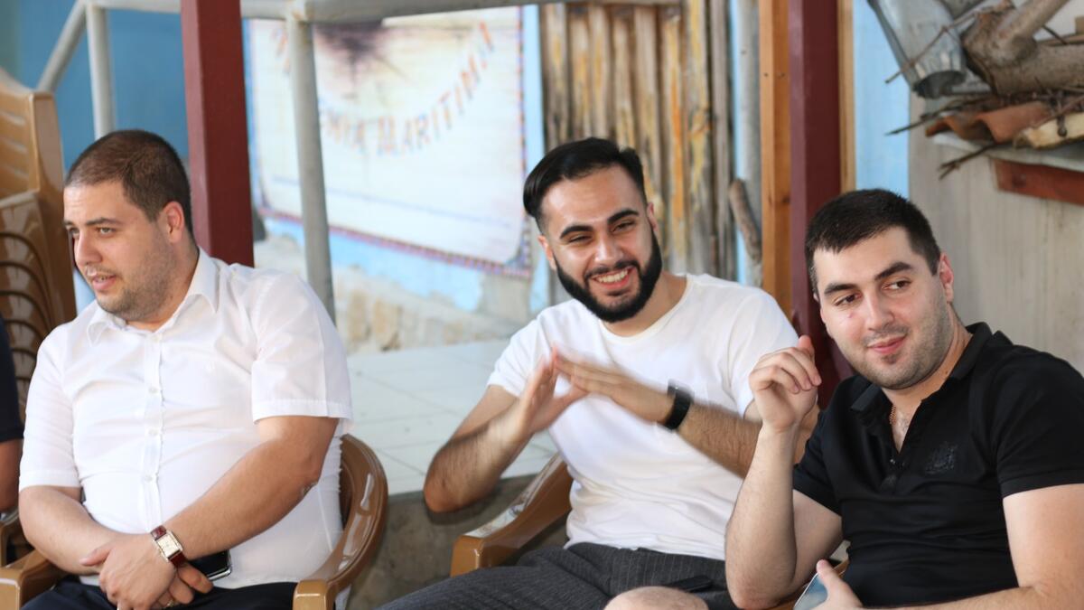 Молодежь КАМКа в "Армянском дворике"
