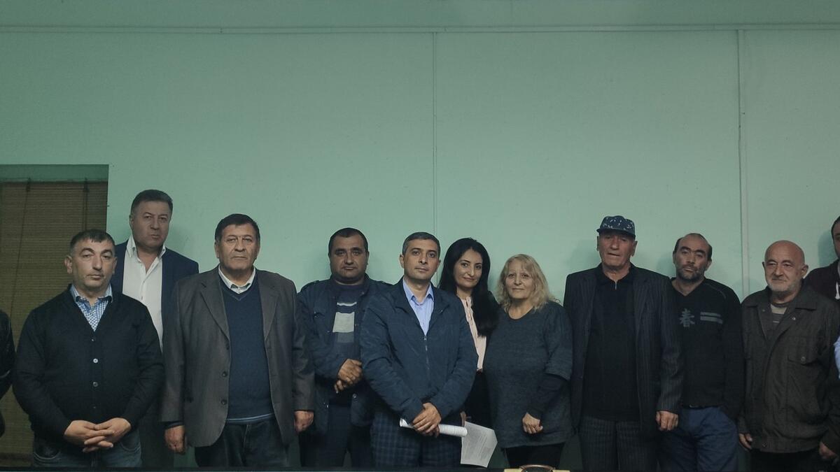Собрание армянской общины Нижнегорского района