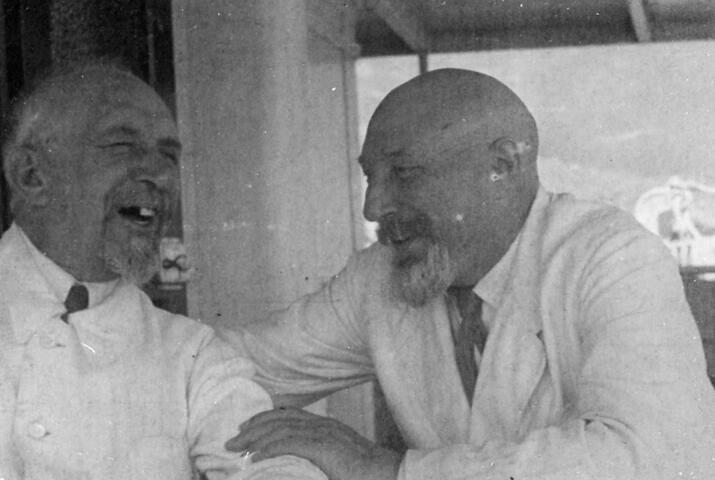 Фото. С.С.Налбандов и В.П.Филатов. 1938г.
