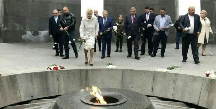 Крымская делегация в Армении почтила память жертв Геноцида армян
