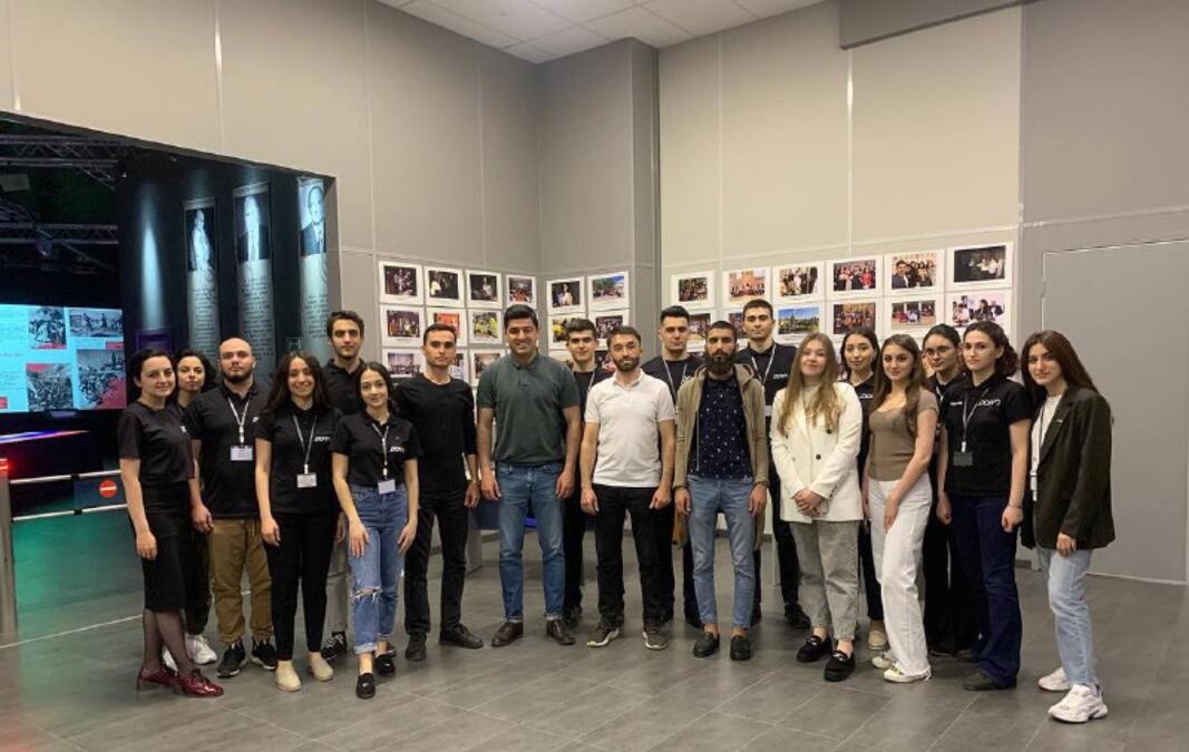 Конгресс армянской молодежи Крыма приехал с визитом к ДСАМ в Ростов