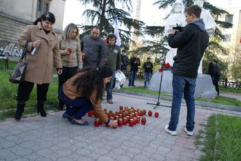 Акция "Зажги свечу"  в память о жертвах Геноцида в Османской империи DSC06262