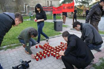 Акция "Зажги свечу"  в память о жертвах Геноцида в Османской империи DSC06264