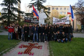 Акция "Зажги свечу"  в память о жертвах Геноцида в Османской империи DSC06297