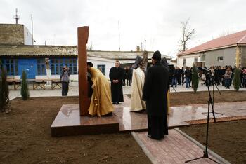 В Евпатории открыли хачкар в память о жертвах Геноцида DSC08328