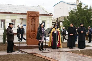 В Евпатории открыли хачкар в память о жертвах Геноцида DSC08335