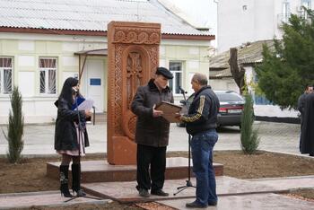 В Евпатории открыли хачкар в память о жертвах Геноцида DSC08336