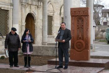 В Евпатории открыли хачкар в память о жертвах Геноцида DSC08338
