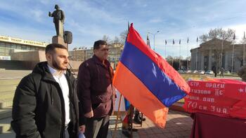 Церемония отправки с останков воинов ВОВ армян IMG_20191217_123500