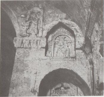 Богатое. Храм Сурб Егия монастыря Аменапркич . Верхняя часть южного простенка. 1960-е годы