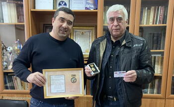 Александр Аматуни награжден медалью "30 лет КАО"