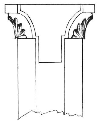 Демерджи. Надвратная церковь крепости Фуна План укрепления Фуна