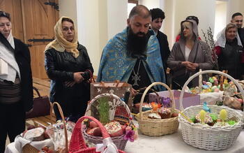 В Евпатории прихожане отметили праздник Пасхи