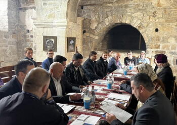 В монастыре Сурб Хач прошёл форум Межконфессионального Совета 2022-12-06_22-04-14