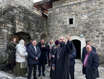 В монастыре Сурб Хач прошёл форум Межконфессионального Совета 2022-12-06_22-04-53