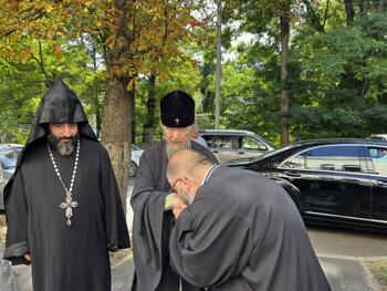 Встреча армянского духовенства с Главой Крымской митрополии 230830 Встреча представителей армянского духовенства с Главой Крымской митрополии 8