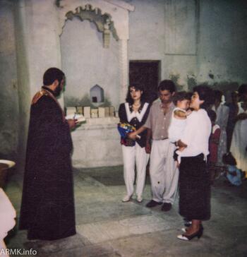 Крещение в храме Архангелов Михаила и Гавриила в Феодосии