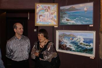 Художественная выставка крымских армянских художников  в Ялте DSC02208