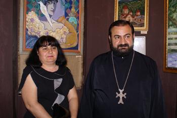 Художественная выставка крымских армянских художников  в Ялте DSC02220