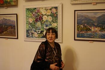 Выставка крымских армянских художников состоялась в Алуште DSC00348