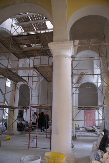 Реставрационные работы в храме Сурб Никогайос в Евпатории DSC09845