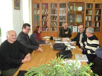Собрание Союза крымских армянских писателей в Крымском армянском обществе